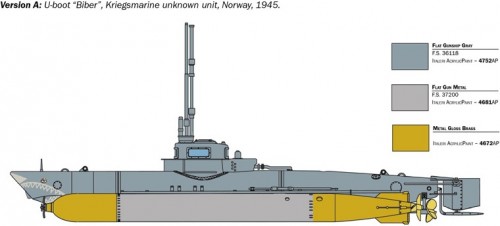 ITALERI Biber Midget Submarine (1:35)