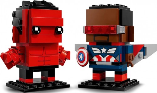Lego Captain America and Red Hulk Figures 40668