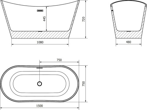 Mexen Montana 150x72 52011507500