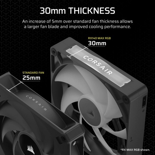 Corsair iCUE LINK RX140 MAX RGB PWM Black