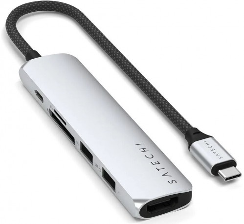 Satechi 6-in-1 USB-C Slim Multiport Adapter