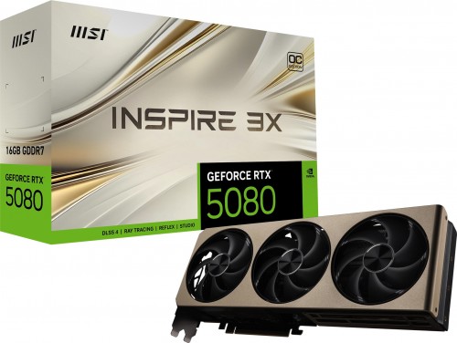 MSI GeForce RTX 5080 16G INSPIRE 3X OC