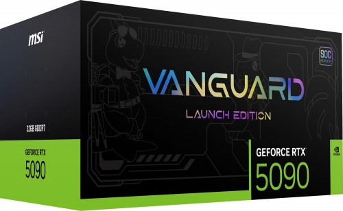 MSI GeForce RTX 5090 32G VANGUARD SOC LAUNCH