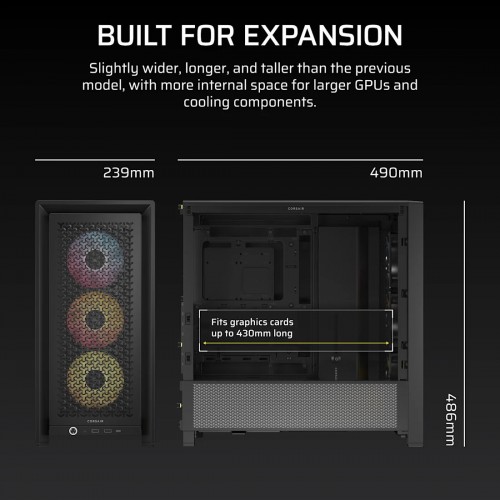 Corsair FRAME 4000D RS ARGB Black