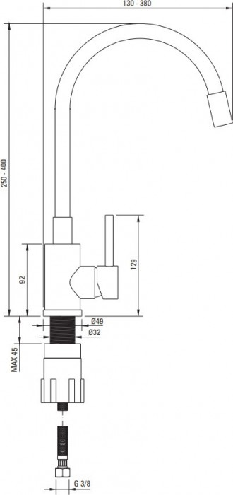 Deante Corio ZRCP7103