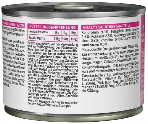 Kattovit Diabetes Canned with Chicken 185 g