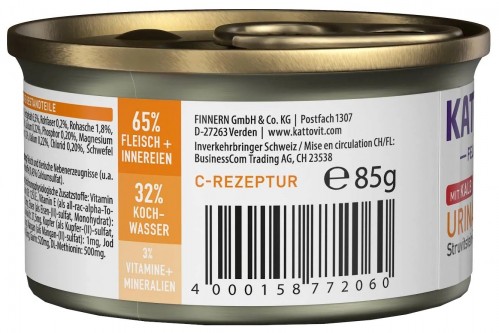 Kattovit Urinary Canned with Veal 85 g