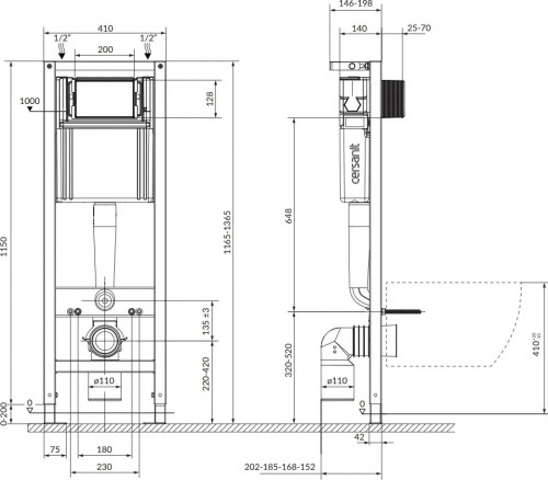 Cersanit System 40 S701-788