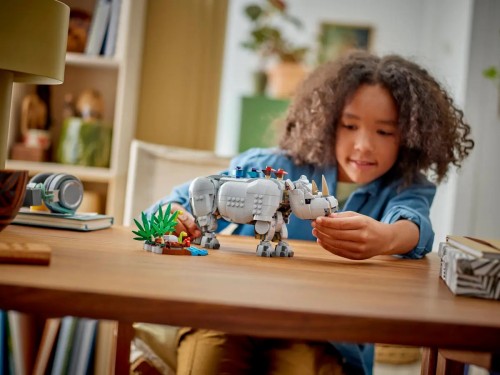 Lego Wild Animals Majestic Rhino with Birds 31171