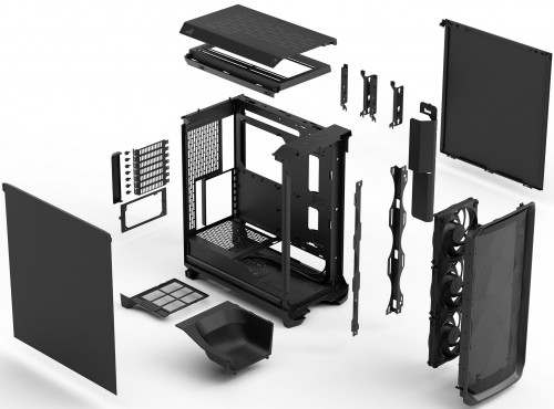 Fractal Design Meshify 3 Black Solid