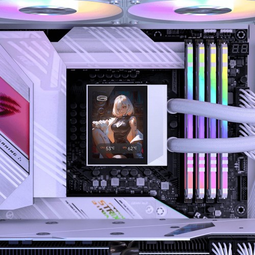 PCCooler DC360 Pro ARGB Display White