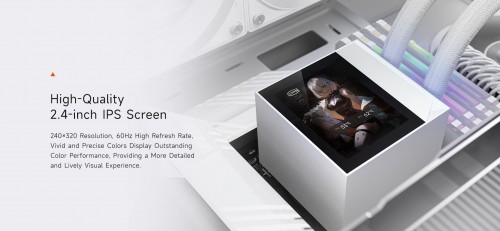 PCCooler DC360 Pro ARGB Display White