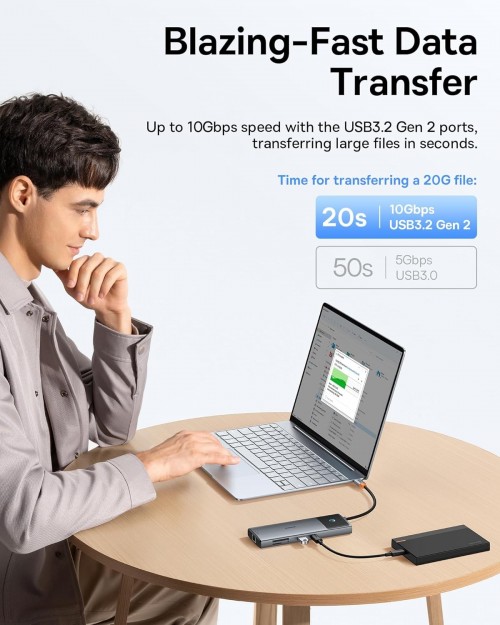 BASEUS Gleam Series II 10-in-1 USB-Hub