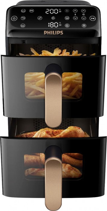 Philips 4000 Series Stacked Dual Basket Airfryer NA462/70