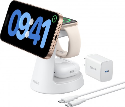 ANKER MagGo Wireless Charging Station 3-in-1 Dock Stand