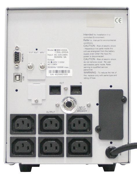 Powercom SMK-1500A-2500A LCD