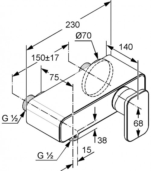 Чертеж с размерами