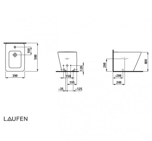 Laufen Ilbagnoalessi Dot 832901