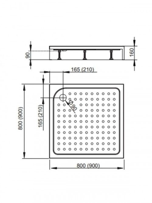 Radaway Rodos C 4K99155-04