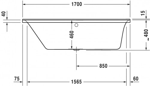 Duravit Comforts 170x70