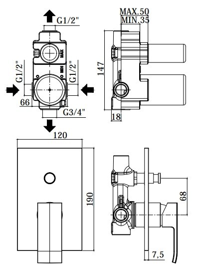 Paffoni Elle EL 015