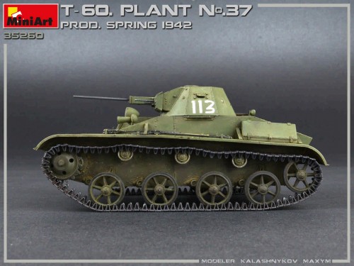 MiniArt T-60 Plant N.37 Sverdlovsk Prod. Spring 1942 (1:35)