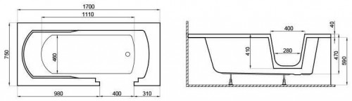 Polimat Avo 170x75