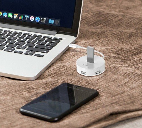 BASEUS Round Box USB-C to USB 3.0 and 2xUSB 2.0