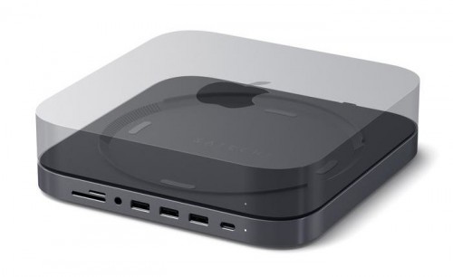 Satechi Type-C Aluminium Stand & Hub for Mac Mini