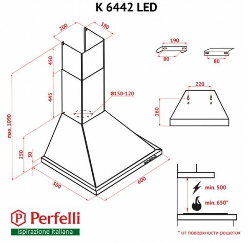 Perfelli K 6442 BL LED