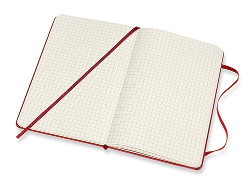 Moleskine Squared Notebook Red