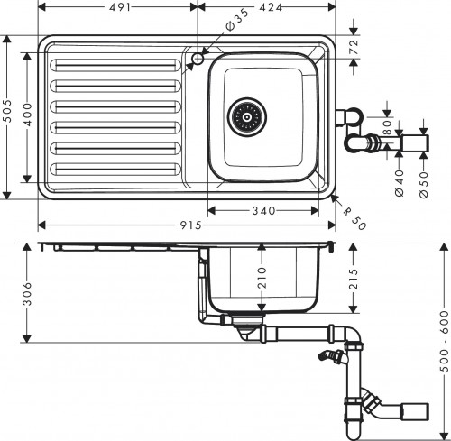 Hansgrohe S41 S4111-F340 43340