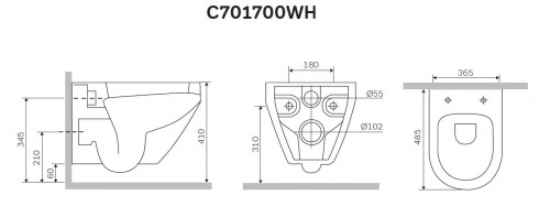 AM-PM Spirit V2.0 C701700SC