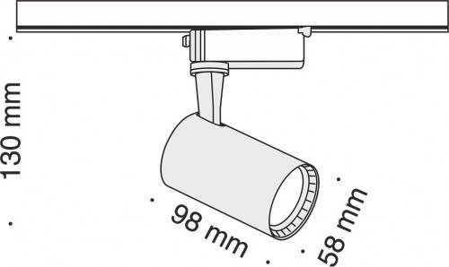 Maytoni Track lamps TR003-1-6W3K-B
