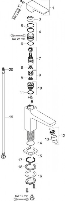 Hansgrohe Metropol 32503000