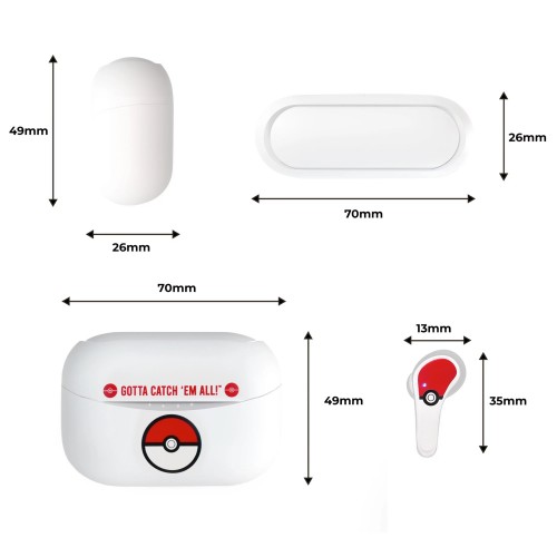 OTL Pokemon Poke Ball TWS Earpods