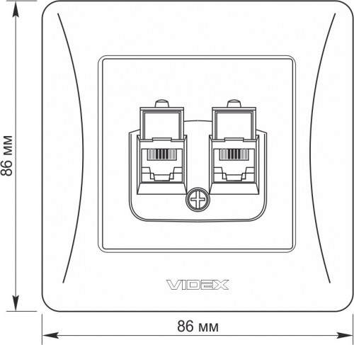 Videx VF-BNSK2PC6TF3-SS