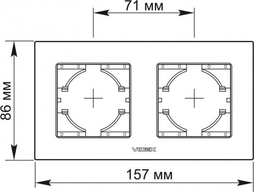 Videx VF-BNFRG2H-RD