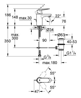 Grohe Eurosmart 126114S