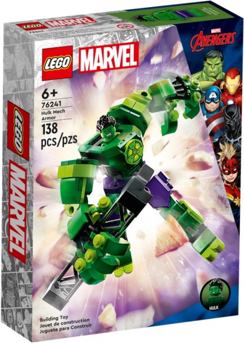 Lego Hulk Mech Armor 76241