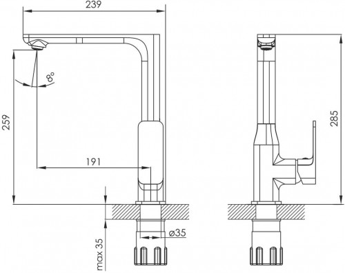 Imprese Pivot WB F03408501WB