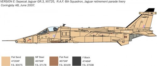 ITALERI Jaguar GR.1/GR.3 RAF (1:72)