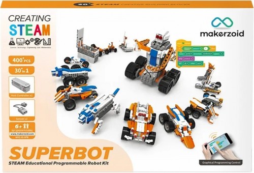 Makerzoid Superbot Educational Building Blocks MKZ-ID-SPB