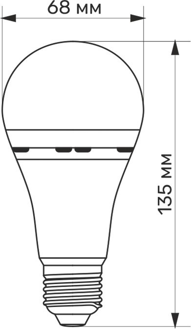 TITANUM A68 10W 4000K E27