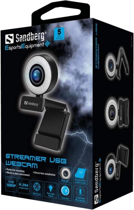 Sandberg Streamer USB Webcam