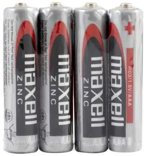 Maxell Zinc 4xAAA