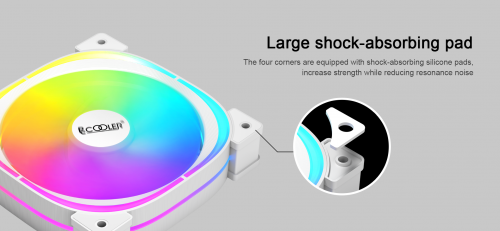 PCCooler EF120 ARGB White