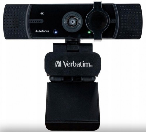 Verbatim Webcam with Dual Microphone Autofocus Ultra HD