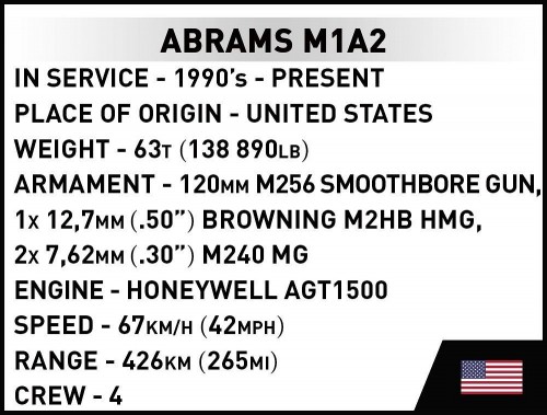 COBI Abrams M1A2 3106
