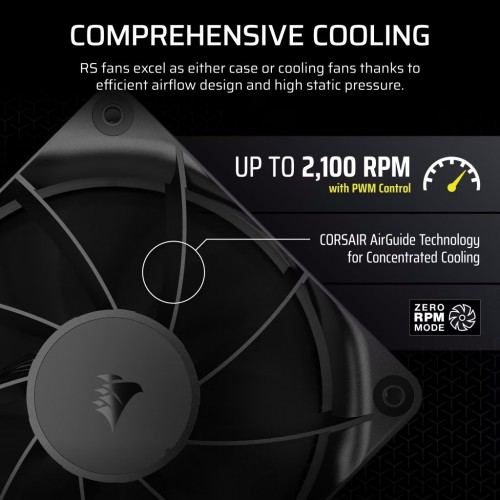 Corsair RS120 Black Triple Pack